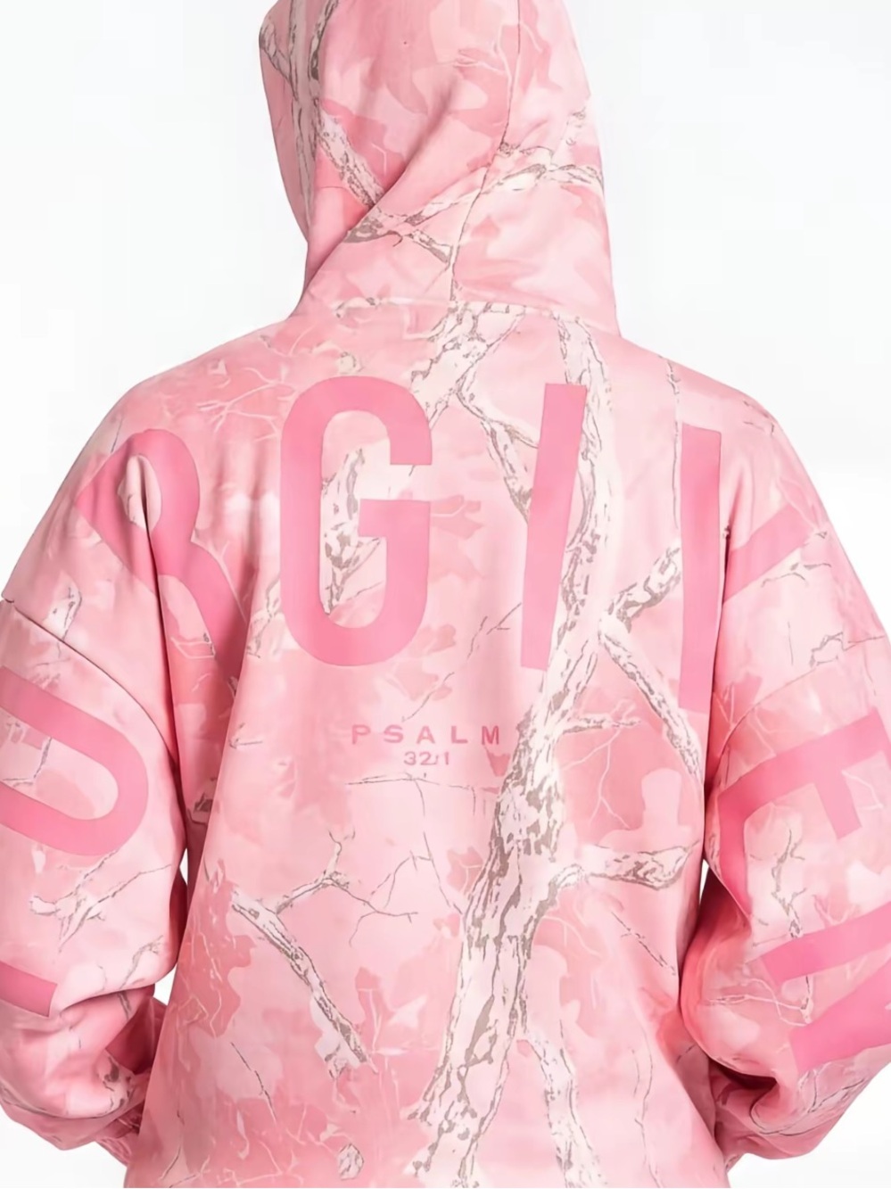 Pink Cowl & Turtleneck Hoodie Sweater
